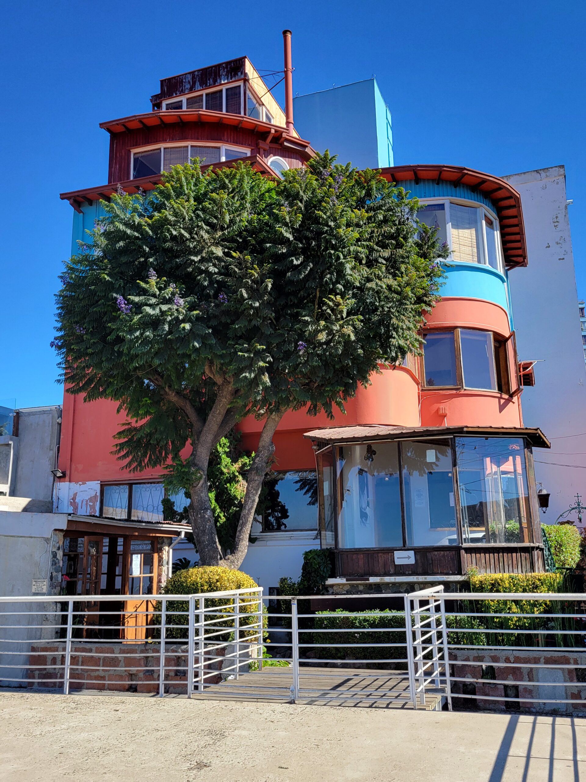 Nobel Prize-winning Chilean poet Pablo Neruda's La Sebastiana in Valparaiso, Chile