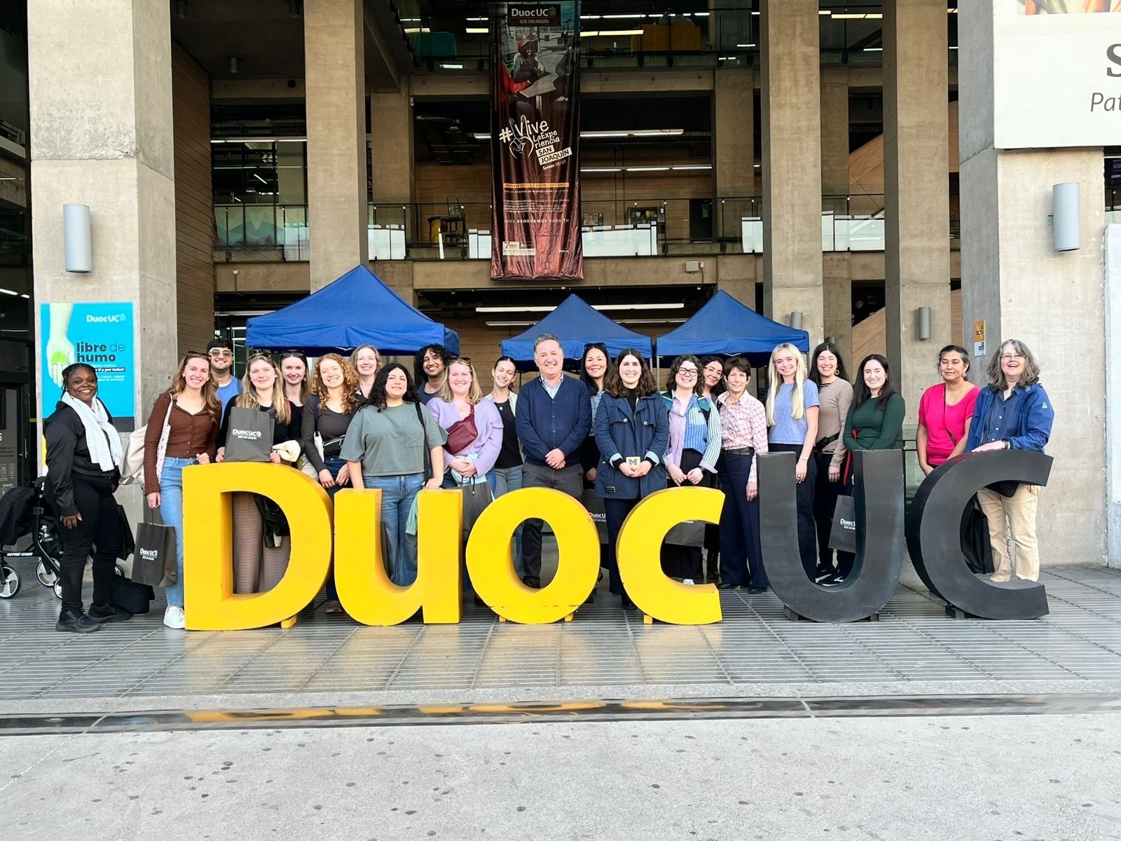 CSHPE program participants at Duoc UC San Joaquin campus